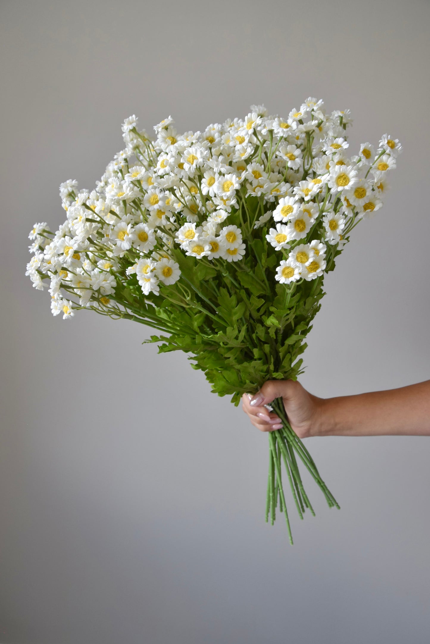 Artificial Daisy Spray | Wild White Daisy Stem | Faux Daisies