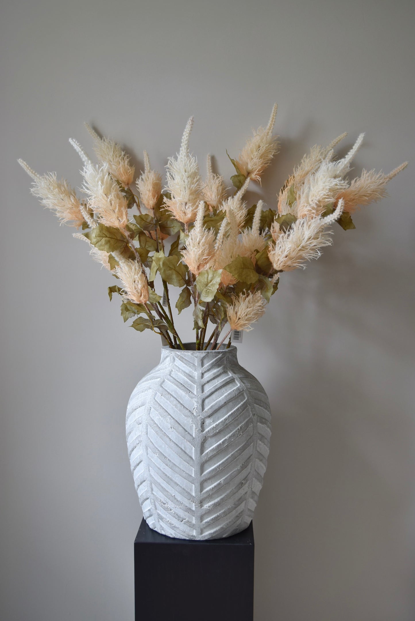 Tall Alexis Artificial Spray – Neutral Faux Cream Stem | Faux Stem for Vases