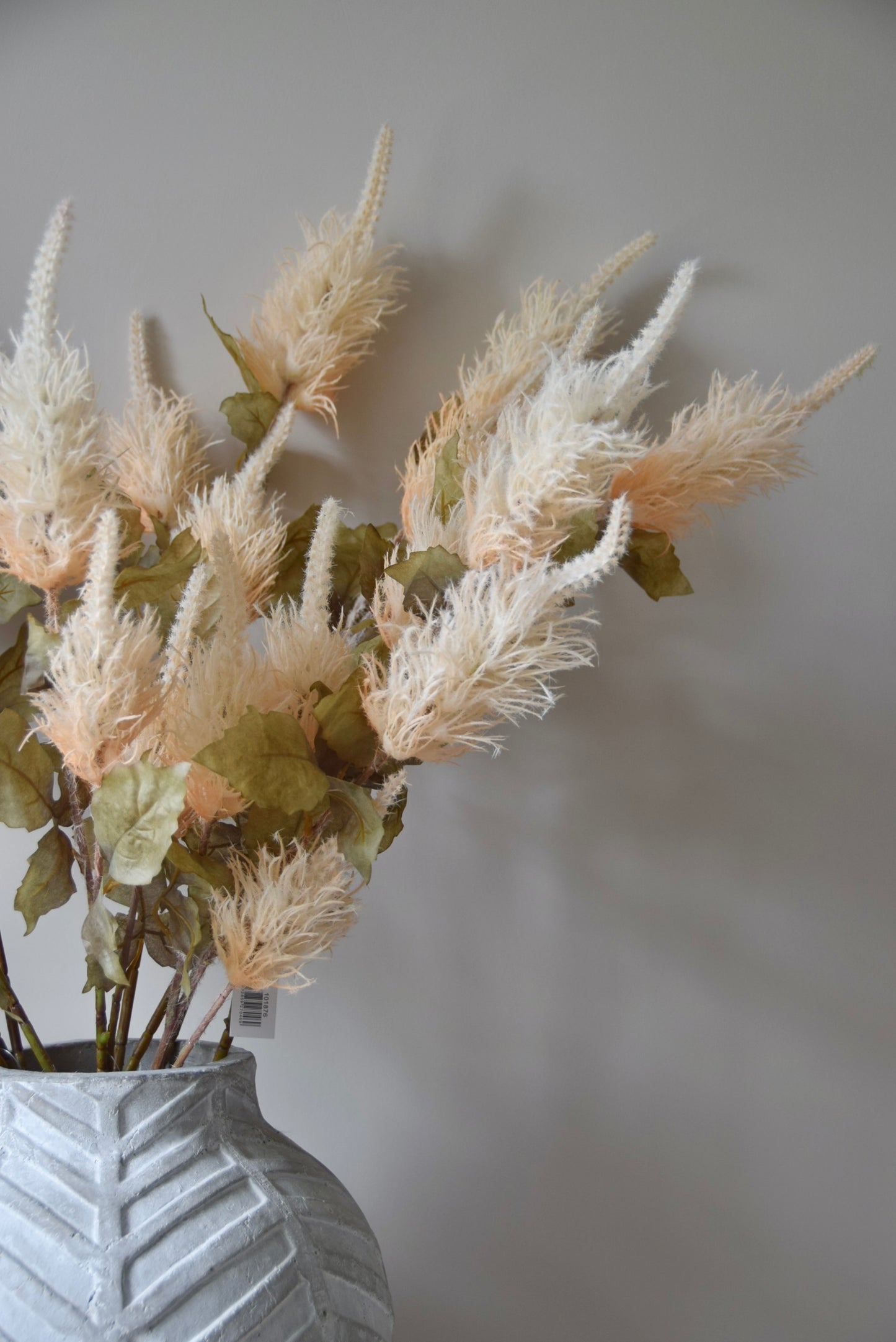 Tall Alexis Artificial Spray – Neutral Faux Cream Stem | Faux Stem for Vases