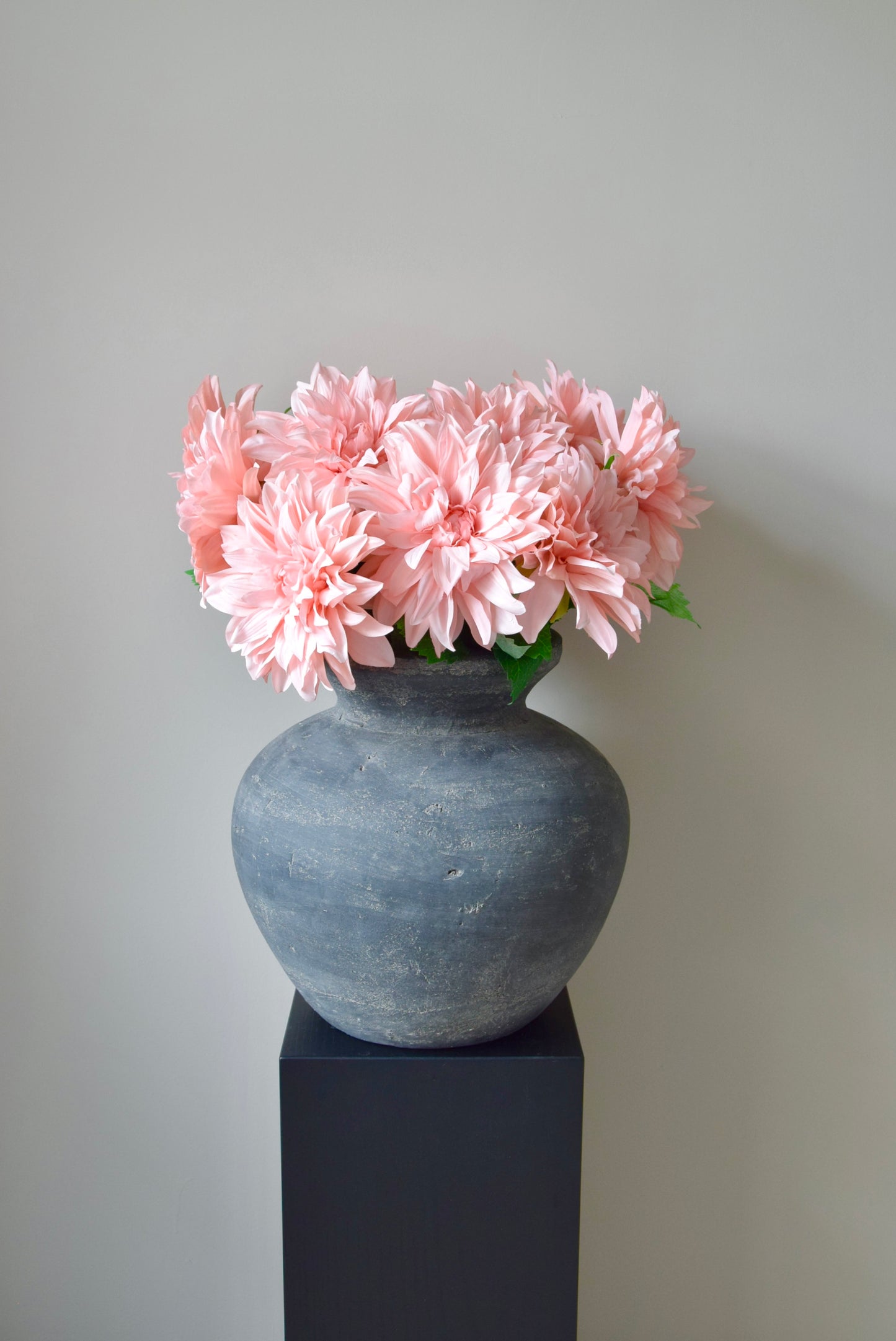 Artificial Pink Dahlia Stem – Faux Monarch Dahlia Flower