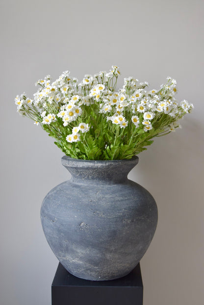 Artificial Daisy Spray | Wild White Daisy Stem | Faux Daisies
