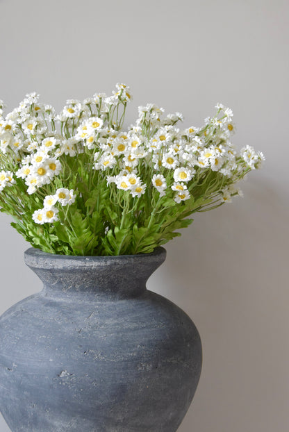 Artificial Daisy Spray | Wild White Daisy Stem | Faux Daisies
