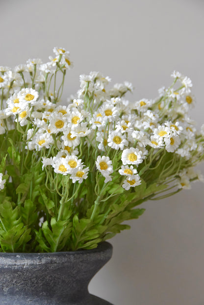 Artificial Daisy Spray | Wild White Daisy Stem | Faux Daisies