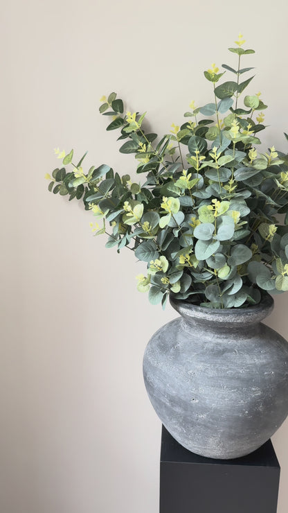 Artificial Eucalyptus Stem | Green Faux Eucalyptus | Realistic Foliage