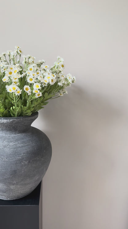 Artificial Daisy Spray | Wild White Daisy Stem | Faux Daisies